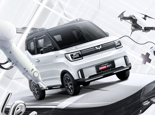 Mobil Mini EV 120-170KM Mobil Wuling Ev 3 Pintu 4 Kursi Ukuran Kompak