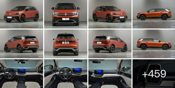 439-586KM VW EV Cars Vw ID.6 CROZZ Mid Ukuran Besar 5 Pintu 7 kursi