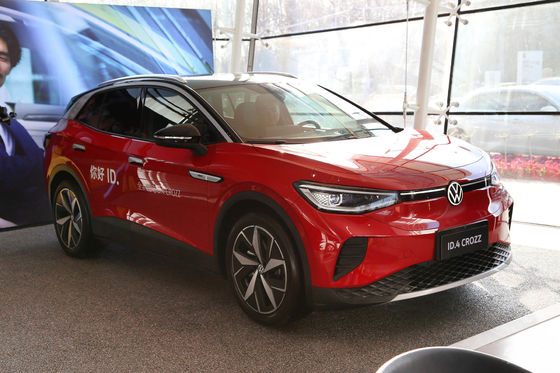 ID.4 CROZZ VW Sedan Mobil Listrik 400-550KM Pure Electric Suv 5 Pintu 5 Kursi