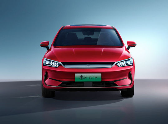 400-600KM Compact Byd Qin Plus Ev 4 Pintu 5 Kursi Performa Tinggi